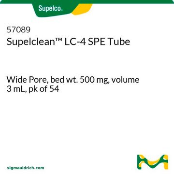 Supelclean&#8482; LC-4 SPE-Röhrchen Wide Pore, bed wt. 500&#160;mg, volume 3&#160;mL, pk of 54