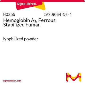 Hemoglobin A2, Ferrous Stabilized human lyophilized powder