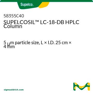 SUPELCOSIL&#8482; LC-18-DB HPLC-Säule 5&#160;&#956;m particle size, L × I.D. 25&#160;cm × 4&#160;mm