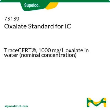 Oxalat Standard für IC TraceCERT&#174;, 1000&#160;mg/L oxalate in water (nominal concentration)