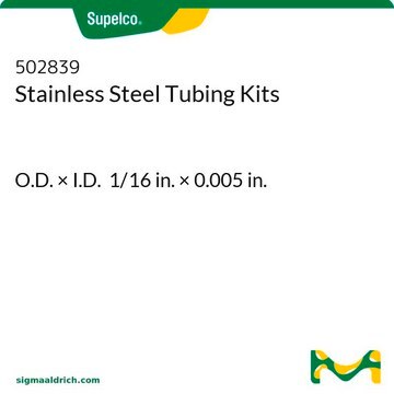 Stainless Steel Tubing Kits O.D. × I.D. 1/16&#160;in. × 0.005&#160;in.