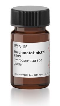 Mischmetall-Nickel-Legierung hydrogen-storage grade