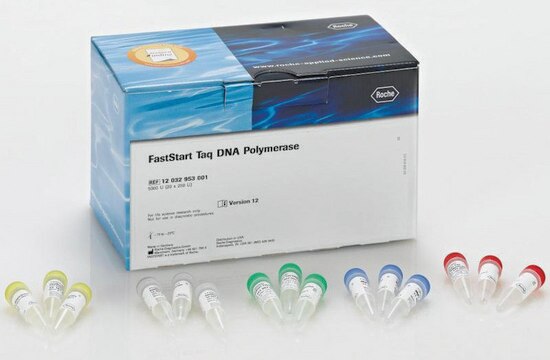 FastStart&#8482; Taq DNA Polymerase, 5 U/&#956;l dNTPs included: no, hotstart, suitable for PCR