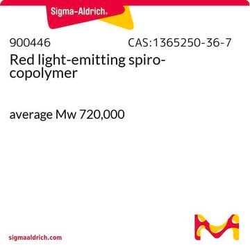 Red light-emitting spiro-copolymer average Mw 720,000