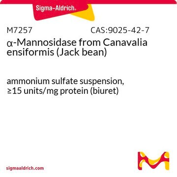 &#945;-Mannosidase from Canavalia ensiformis (Jack bean) ammonium sulfate suspension, &#8805;15&#160;units/mg protein (biuret)