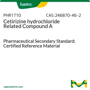 Cetirizin-Hydrochlorid-verwandte Verbindung&nbsp;A Pharmaceutical Secondary Standard; Certified Reference Material