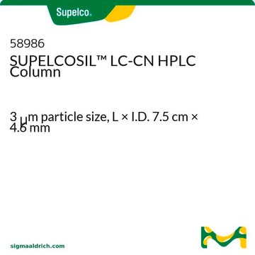 SUPELCOSIL&#8482; LC-CN HPLC-Säule 3&#160;&#956;m particle size, L × I.D. 7.5&#160;cm × 4.6&#160;mm