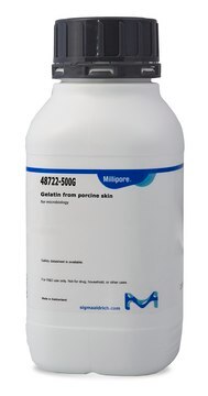 Gelatin from porcine skin medium gel strength, suitable for microbiology