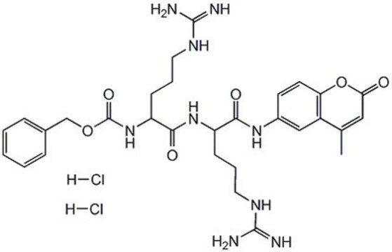 Cathepsin B Substrate III, Fluorogenic Sensitive fluorogenic substrate for the quantitative determination of cathepsin B activity.