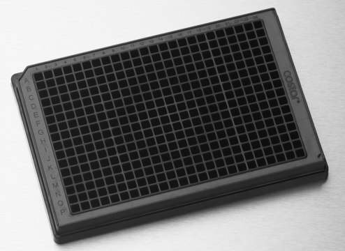 Corning&#174; NBS&#8482; 384 well microplates NBS&#8482; (non-binding surface), black polystyrene, flat bottom, non-sterile, lid: no, pack of 50