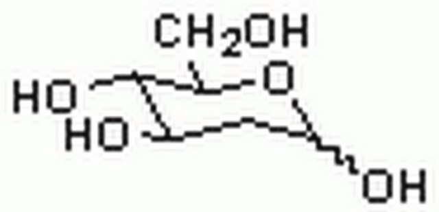 2-Deoxy-D-glucose Non-metabolizable derivative of glucose that can be carried by the glucose carrier in human erythrocytes. An indirect inhibitor of hexokinase. Reported to reduce the incidence of doxorubicin-induced apoptosis.