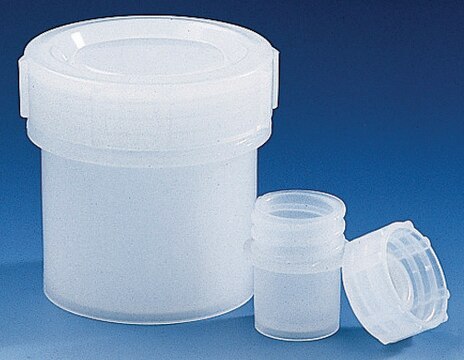 BRAND&#174; jar with screw cap polypropylene, capacity 30&#160;mL