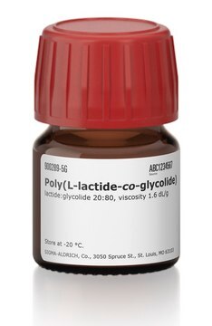 Poly(L-lactide-co-glycolide) lactide:glycolide 20:80, viscosity 1.6&#160;dL/g&#160;