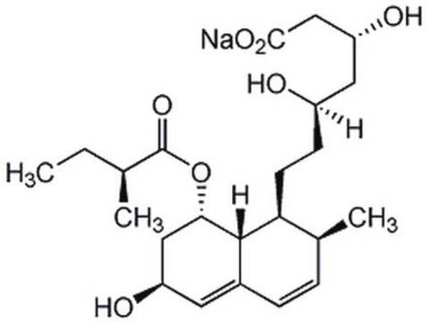 Pravastatin, Sodium Salt A water-soluble, competitive 3-hydroxy-3-methylglutaryl coenzyme A (HMG-CoA) reductase inhibitor that potently blocks in vivo cholesterol synthesis (Ki = ~1 nM).