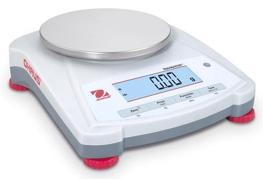 Ohaus&#174; Navigator&#174; Portable Balance Model NV622, weighing capacity 620&#160;g, resolution: 0.01&#160;g, AC/DC input 230 V, universal plug set