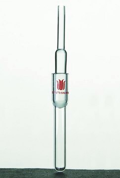 Synthware&#8482; Craig recrystallization tube with glass outer tube and inner plug capacity 2 mL