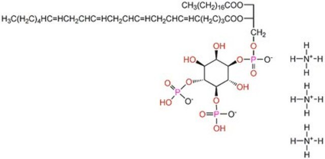 L-&#945;-Phosphatidyl-D-myo-inositol-4,5-bisphosphate, Triammonium Salt, Porcine Brain A component of membrane-bound receptors in association with phospholipase C (PLC).