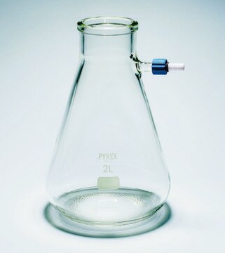 Pyrex&#174; Büchner filter with side arm and screwthread connector capacity 2000&#160;mL