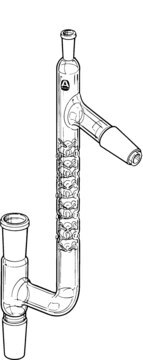 Aldrich&#174; Destillationsaufsatz nach Claisen mit Vigreux-Einstichen Joints: ST/NS 29/32 (3), H 380&#160;mm, thermometer joint: ST/NS 10/30