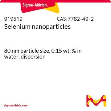 Selenium nanoparticles 80&#160;nm particle size, 0.15&#160;wt. % in water, dispersion