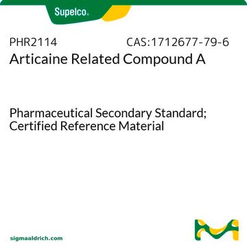 Articain-verwandte Verbindung&nbsp;A Pharmaceutical Secondary Standard; Certified Reference Material