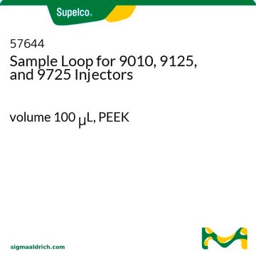 Probenschleife für Einspritzvorrichtungen 9010, 9125 und 9725 volume 100&#160;&#956;L, PEEK