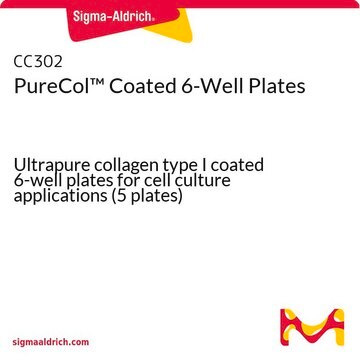 PureCol&#8482; beschichtete 6-Well-Mikrotiterplatten Ultrapure collagen type I coated 6-well plates for cell culture applications (5 plates)