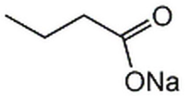 Natriumbutyrat, CAS-Nr. 156-54-7, Calbiochem A short chain fatty acid that has been shown to induce apoptosis in colon carcinoma cell lines by a p53-independent pathway.