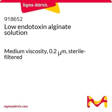 Low endotoxin alginate solution Medium viscosity, 0.2&#160;&#956;m, sterile-filtered