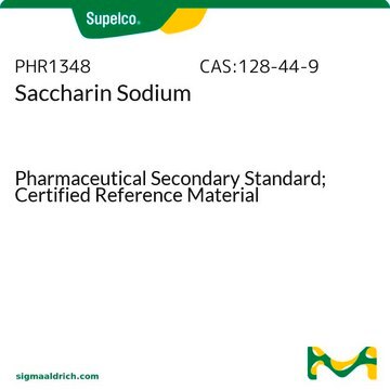 Saccharin Sodium Pharmaceutical Secondary Standard; Certified Reference Material