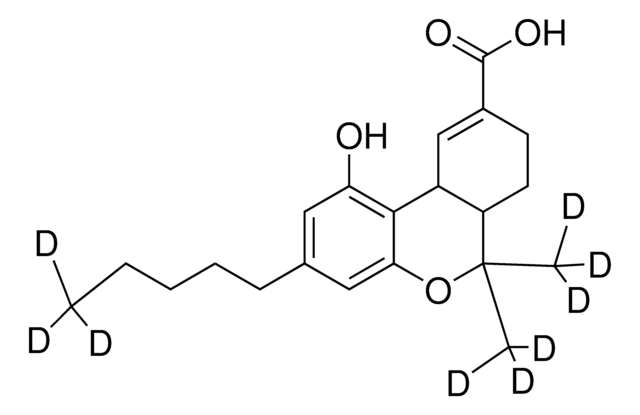 (±)-11-nor-9-Carboxy-&#916;9-THC-D9 -Lösung 100&#160;&#956;g/mL in methanol, ampule of 1&#160;mL, certified reference material, Cerilliant&#174;