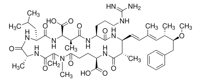 Microcystin-LR -Lösung 10&#160;&#956;g/mL in methanol, analytical standard