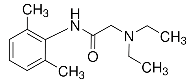 Lidocain Pharmaceutical Secondary Standard; Certified Reference Material