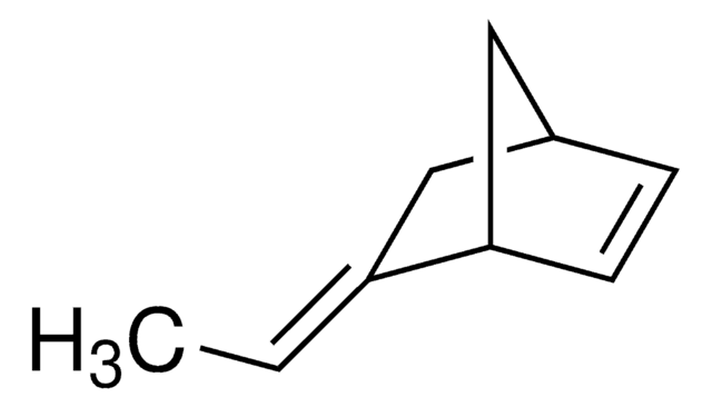 5-Ethyliden-2-norbornen contains 100-700&#160;ppm BHT as inhibitor, mixture of endo and exo, 99%