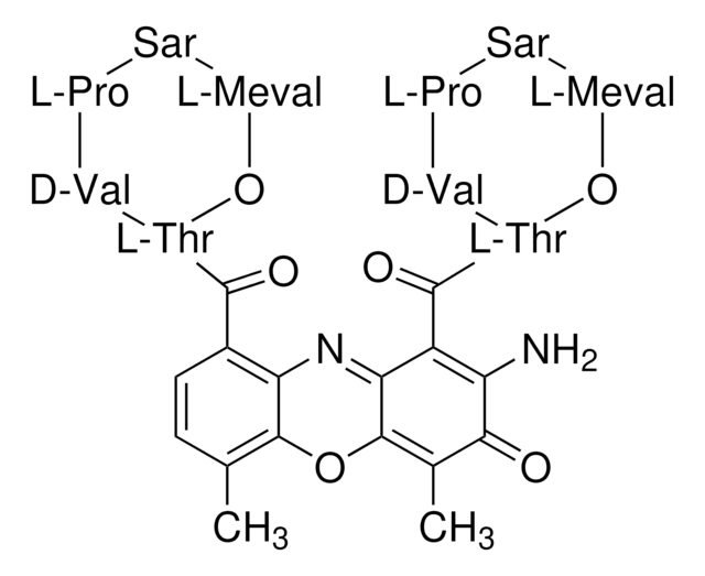 Actinomycin D from Streptomyces sp., &#8805;95% (HPLC)