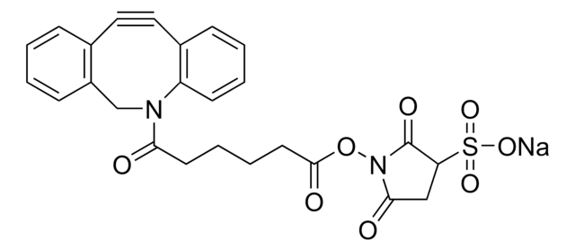 Dibenzocyclooctyne-sulfo-N-hydroxysuccinimidyl ester for Copper-free Click Chemistry