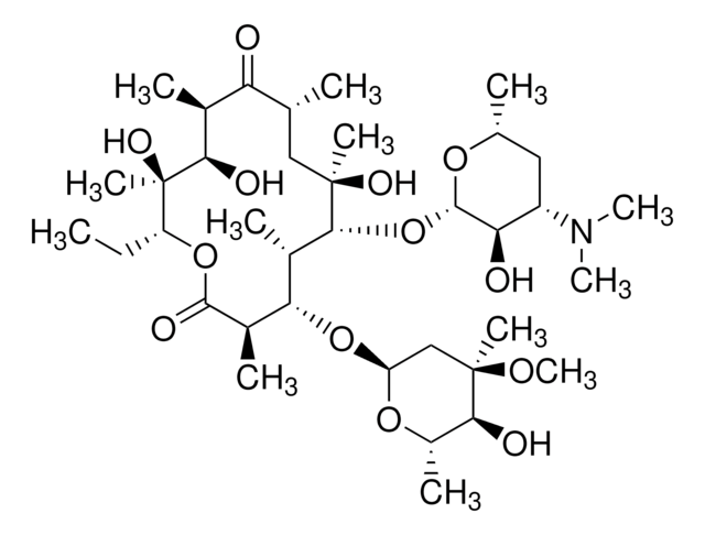 Erythromycin standard solution 1&#160;mg/mL in H2O