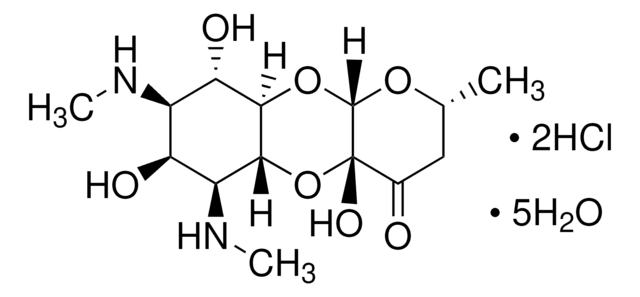 Spectinomycin -dihydrochlorid Pentahydrat powder, BioReagent, suitable for cell culture