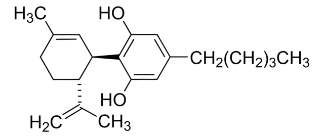 Cannabidiol -Lösung 1.0&#160;mg/mL in methanol, ampule of 1&#160;mL, certified reference material, Cerilliant&#174;