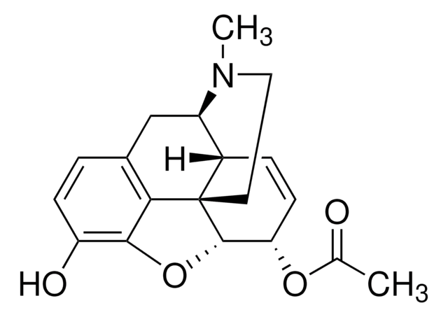 6-Acetylmorphin, 1,0 mg/ml -Lösung 1&#160;mg/mL in acetonitrile, ampule of 1&#160;mL, certified reference material, Cerilliant&#174;