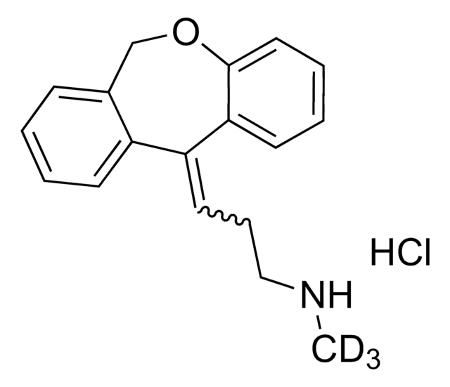 N-Desmethyldoxepin-D3 hydrochloride solution cis/trans, 100&#160;&#956;g/mL in methanol (as free base), ampule of 1&#160;mL, certified reference material, Cerilliant&#174;