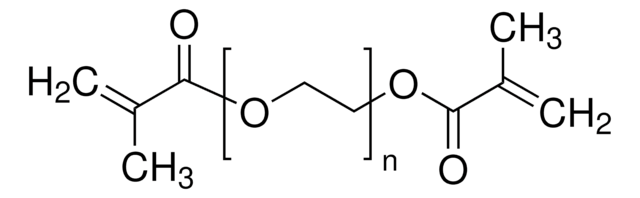 Poly(ethylene glycol) dimethacrylate average Mn 750, contains 900-1100&#160;ppm MEHQ as inhibitor