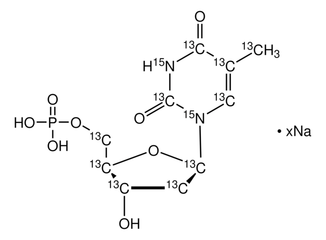 Thymidin-13C10, 15N2 5&#8242;-Monophosphat Natriumsalz &#8805;98 atom %, &#8805;95% (CP)