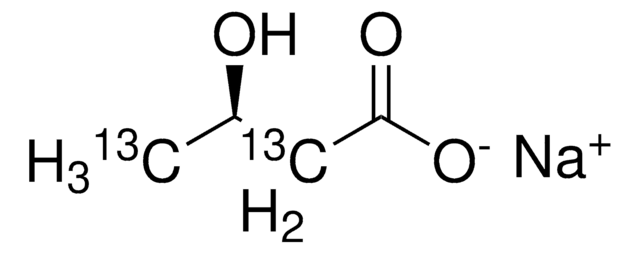 Sodium D-3-hydroxybutyrate-2,4-13C2 &#8805;99 atom % 13C, &#8805;98% (CP)