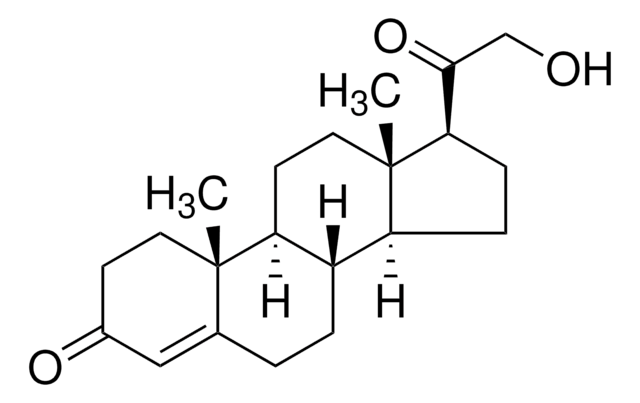 11-Deoxycorticosterone solution 100&#160;&#956;g/mL in methanol, ampule of 1&#160;mL, certified reference material, Cerilliant&#174;