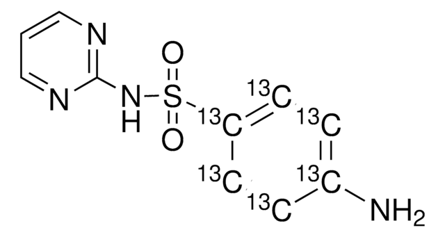 Sulfadiazin-(phenyl-13C6) VETRANAL&#174;, analytical standard