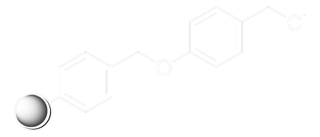 4-(Benzyloxy)benzyl chloride, polymer-bound 100-200&#160;mesh, extent of labeling: 0.5-1.5&#160;mmol/g loading, 1&#160;% cross-linked with divinylbenzene