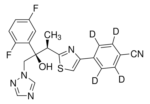 Isavuconazole-D4 solution 1&#160;mg/mL in acetonitrile, certified reference material, ampule of 1&#160;mL, Cerilliant&#174;