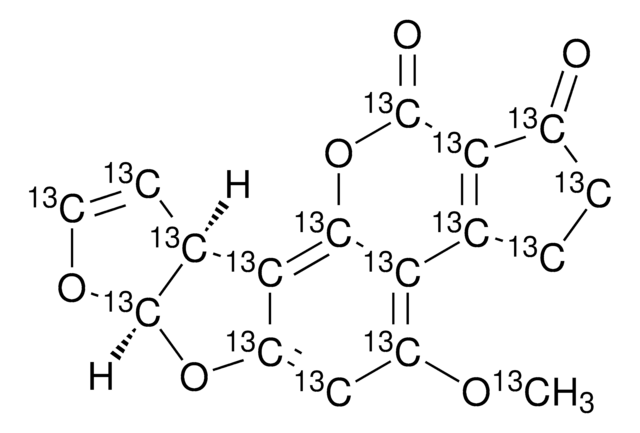 Aflatoxin B1-13C17 -Lösung ~0.5&#160;&#956;g/mL in acetonitrile, analytical standard