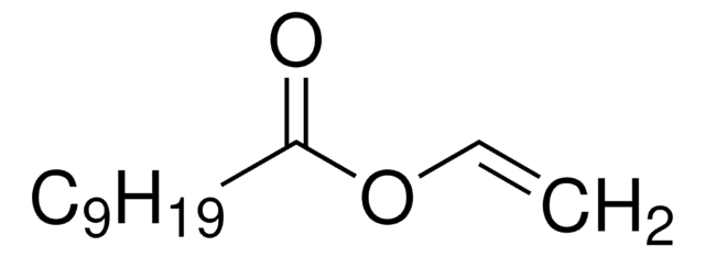 Vinylneodecanoat, Isomermischung contains 5&#160;ppm monomethyl ether hydroquinone as inhibitor